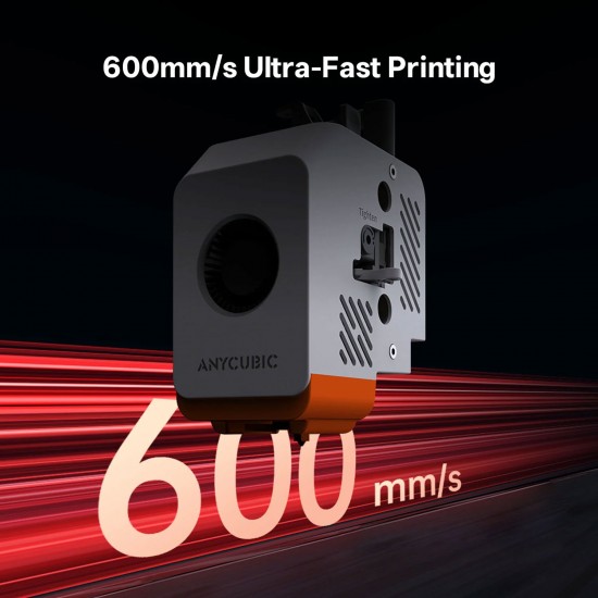 پرینتر سه‌بعدی Anycubic Kobra S1 ساختار CoreXY بسته با سرعت ۶۰۰mm/s و واحد ACE Pro برای چاپ ۸ رنگ و خشک‌کن فعال فیلامنت