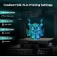 فیلامنت AMOLEN Silk PLA دو رنگ قرمز طلایی با جلوه براق متالیک