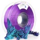 فیلامنت AMOLEN Silk PLA دو رنگ آبی سبز بنفش تیره با افکت تغییر رنگ براق