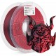 فیلامنت AMOLEN Silk PLA دو رنگ قرمز مشکی با جلوه براق و افکت کنتراست