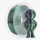 فیلامنت AMOLEN Silk PLA دو رنگ مشکی سبز با جلوه براق و افکت تغییر رنگ