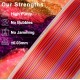 فیلامنت AMOLEN Silk PLA سه رنگ قرمز و طلایی و بنفش با افکت چرخشی براق