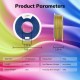 خرید فیلامنت PLA سه رنگ AMOLEN Silk قرمز زرد آبی 1.75mm