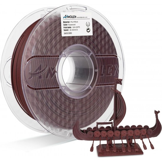 Amolen PLA Wood Rose Wood 1.75mm