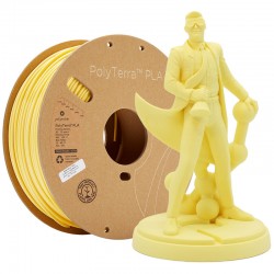 فیلامنت PolyTerra™ PLA Banana برند Polymaker زرد پاستلی 1.75mm فیلامنت PolyTerra™ PLA Banana برند Polymaker زرد پاستلی 1.75mm