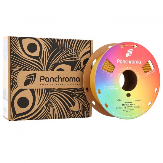 رول فیلامنت Panchroma Metallic PLA با رنگ متالیک  متالیک طلایی