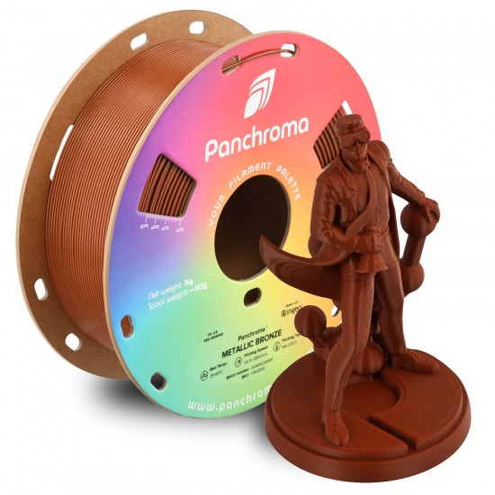 رول فیلامنت Panchroma Metallic PLA با رنگ متالیک  متالیک برنزی
