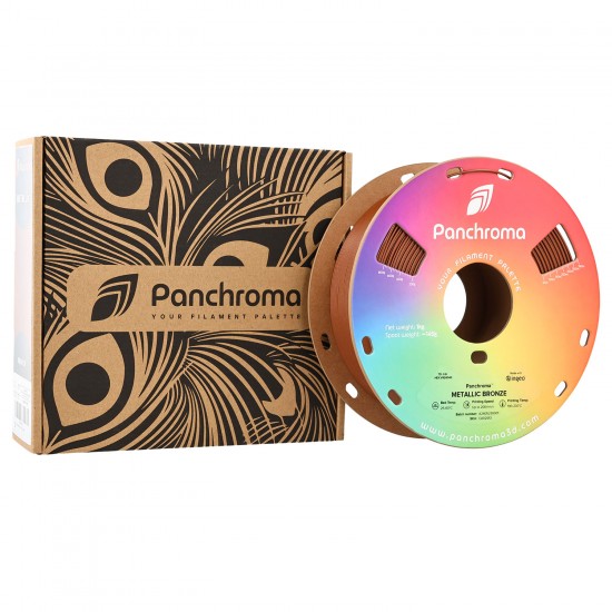 رول فیلامنت Panchroma Metallic PLA با رنگ متالیک  متالیک برنزی