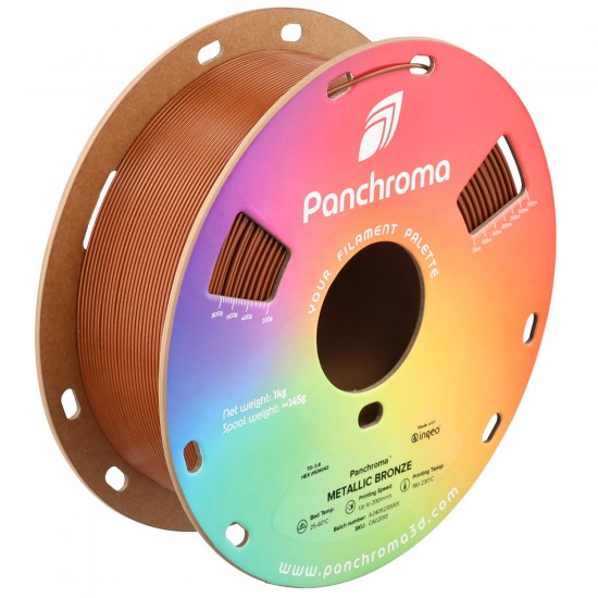 رول فیلامنت Panchroma Metallic PLA با رنگ متالیک  متالیک برنزی