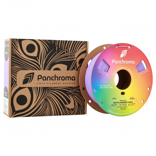 رول فیلامنت Panchroma Matte PLA با رنگ مات و بافت مخملی بنفش لاوندر