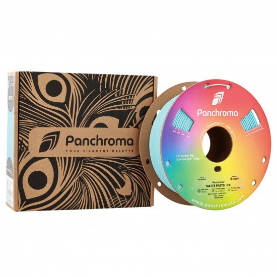 رول فیلامنت Panchroma Matte PLA با رنگ مات و بافت مخملی یخی پاستلی