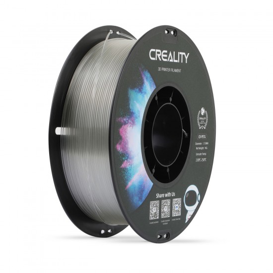 فیلامنت CR-PETG برند Creality شفاف 1.75mm