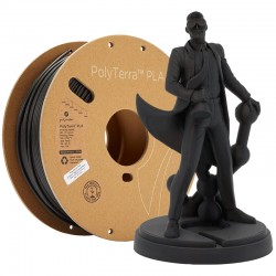 فیلامنت PolyTerra™ PLA Charcoal Black برند Polymaker سیاه 1.75mm فیلامنت PolyTerra™ PLA Charcoal Black برند Polymaker سیاه 1.75mm