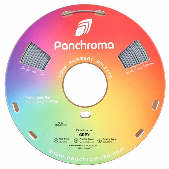 رول فیلامنت Panchroma CoPE با قطر 1.75 میلی‌متر خاکستری