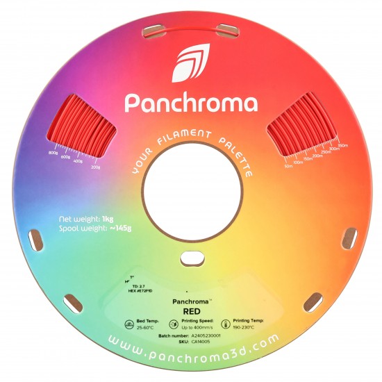رول فیلامنت Panchroma CoPE با قطر 1.75 میلی‌متر قرمز