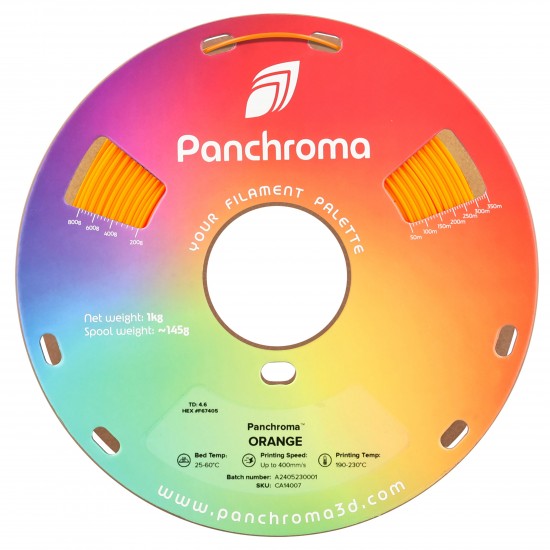 رول فیلامنت Panchroma CoPE با قطر 1.75 میلی‌متر نارنجی