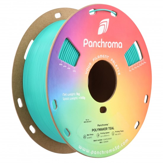 رول فیلامنت Panchroma CoPE با قطر 1.75 میلی‌متر فیروزه ای