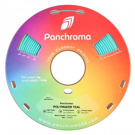 رول فیلامنت Panchroma CoPE با قطر 1.75 میلی‌متر فیروزه ای