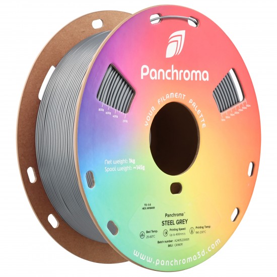 رول فیلامنت Panchroma CoPE با قطر 1.75 میلی‌متر خاکستری فولادی