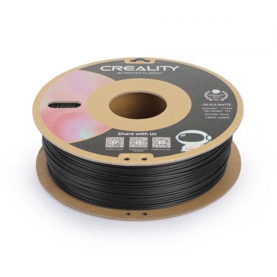 فیلامنت CR-PLA Matte برند Creality سیاه 1.75mm