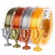 پک 4 عددی فیلامنت PLA Silk متالیک Amolen شامل Gold, Silver, Bronze و Red Copper قطر 1.75 میلی‌متر