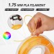 پک 4 عددی فیلامنت PLA Silk متالیک Amolen شامل Gold, Silver, Bronze و Red Copper قطر 1.75 میلی‌متر