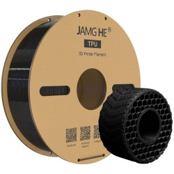 فیلامنت TPU برند JAMGHE سیاه 1.75mm فیلامنت TPU برند JAMGHE سیاه 1.75mm