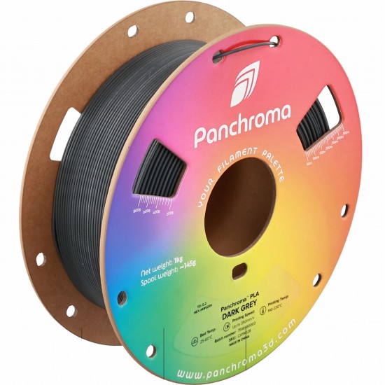 فیلامنت Panchroma CoPE از Polymaker برای چاپ سهبعدی خاکستری سیر رول فیلامنت Panchroma CoPE با قطر 1.75 میلیمتر خاکستری سیر