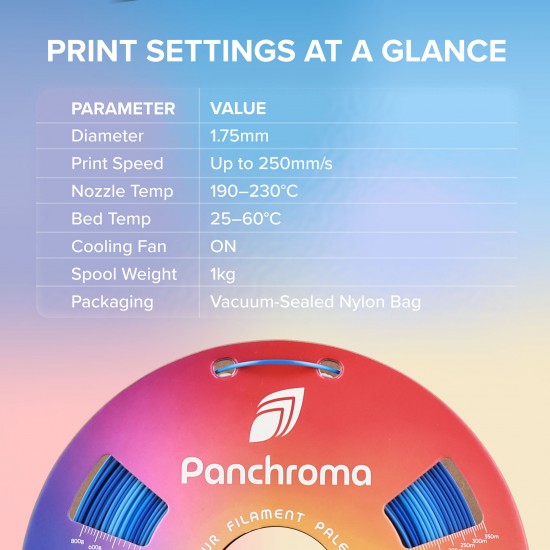 فیلامنت پولی میکر Panchroma Silk PLA رنگ Silk Silver فیلامنت پولی میکر Panchroma Silk PLA رنگ Silk Silver