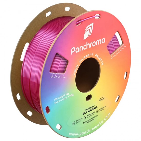 فیلامنت پولی میکر Panchroma Silk PLA رنگ Silk Magenta فیلامنت پولی میکر Panchroma Silk PLA رنگ Silk Magenta