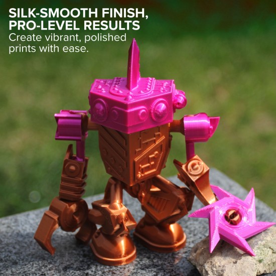 فیلامنت پولی میکر Panchroma Silk PLA رنگ Silk Magenta فیلامنت پولی میکر Panchroma Silk PLA رنگ Silk Magenta
