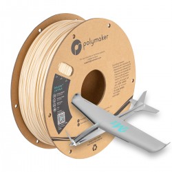 فیلامنت PolyLite™ LW-PLA برند Polymaker سفید شیری 1.75mm فیلامنت PolyLite™ LW-PLA برند Polymaker سفید شیری 1.75mm