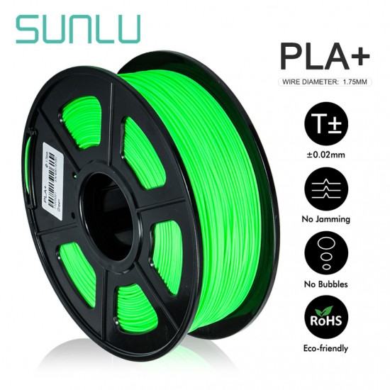 فیلامنت PLA PLUS برند SUNLU رنگ سبز 1.75mm