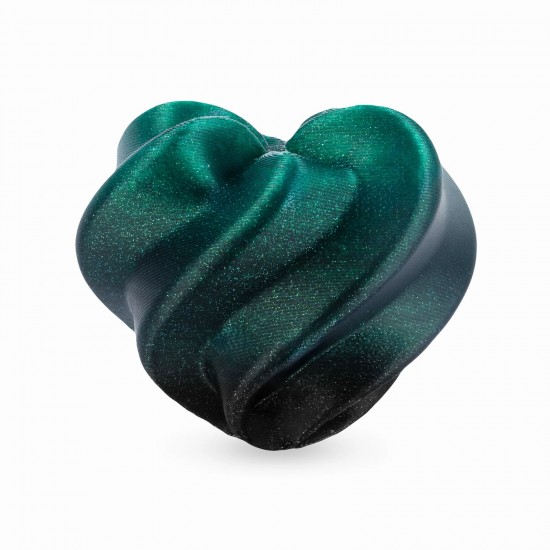 فیلامنت AMOLEN Silk PLA گرادیانی مشکی سبز براق 1.75mm