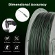 فیلامنت AMOLEN Silk PLA گرادیانی مشکی سبز براق 1.75mm