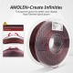 فیلامنت AMOLEN Silk PLA گرادیانی مشکی قرمز براق 1.75mm