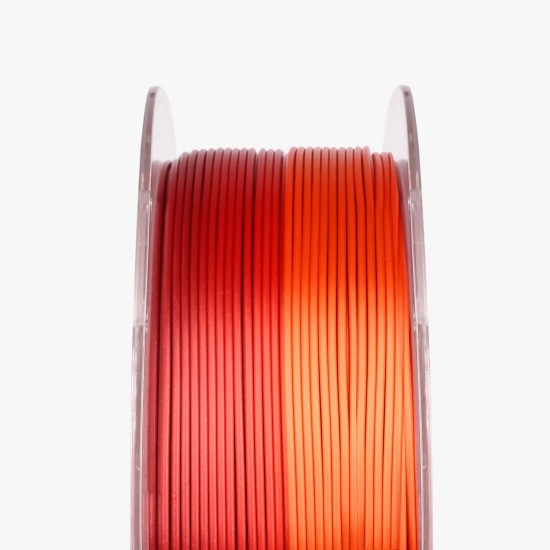 فیلامنت AMOLEN Silk PLA گرادیانی طلایی قرمز براق 1.75mm