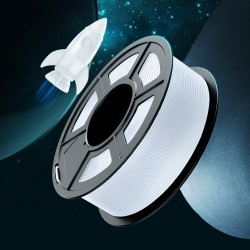 فیلامنت سرعت بالا High Speed PLA برند SUNLU رنگ سفید 1.75mm فیلامنت سرعت بالا High Speed PLA برند SUNLU رنگ سفید 1.75mm
