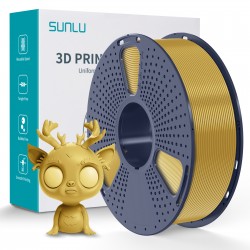 فیلامنت PLA PLUS برند SUNLU رنگ طلایی 1.75mm فیلامنت PLA PLUS برند SUNLU رنگ طلایی 1.75mm