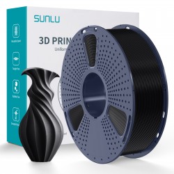 فیلامنت PLA برند SUNLU رنگ سیاه 1.75mm فیلامنت PLA برند SUNLU رنگ سیاه 1.75mm