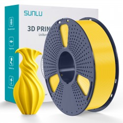 فیلامنت PLA برند SUNLU رنگ زرد 1.75mm فیلامنت PLA برند SUNLU رنگ زرد 1.75mm