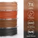 پک 4 عددی فیلامنت PLA Wood Amolen طرح چوب طبیعی قطر 1.75 میلی‌متر