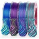 پک 4 عددی فیلامنت PLA Silk Dual Color Amolen شامل Blue Green و Purple Green قطر 1.75 میلی‌متر