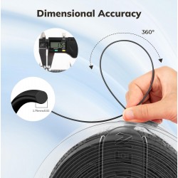 فیلامنت PLA Basic-High Speed سیاه AMOLEN