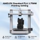 Amolen PLA Charcoal Black 1.75mm 3D Printing Filament
