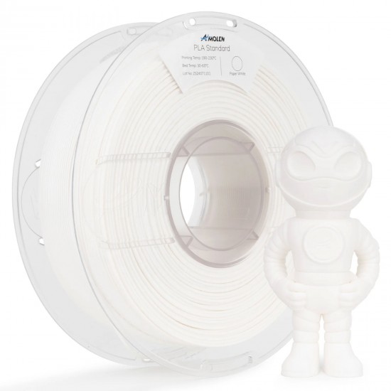 Amolen PLA Paper White 1.75mm 3D Printer Filament