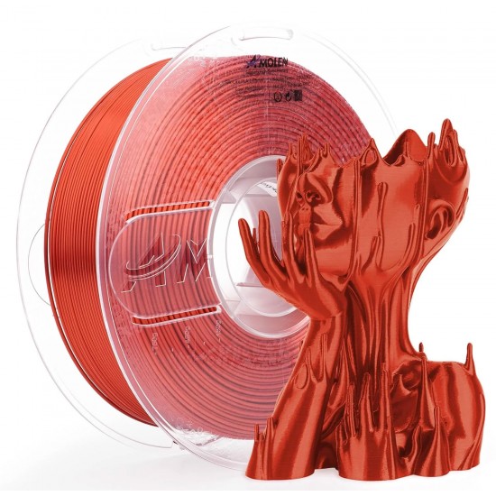 فیلامنت PLA Silk Red Copper براق مسی قرمز 1.75 میلیمتر