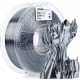 Amolen PLA Silk Silver Grey 1.75mm glossy metallic 3D printing filament