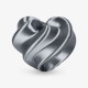 Amolen PLA Silk Silver Grey 1.75mm glossy metallic 3D printing filament