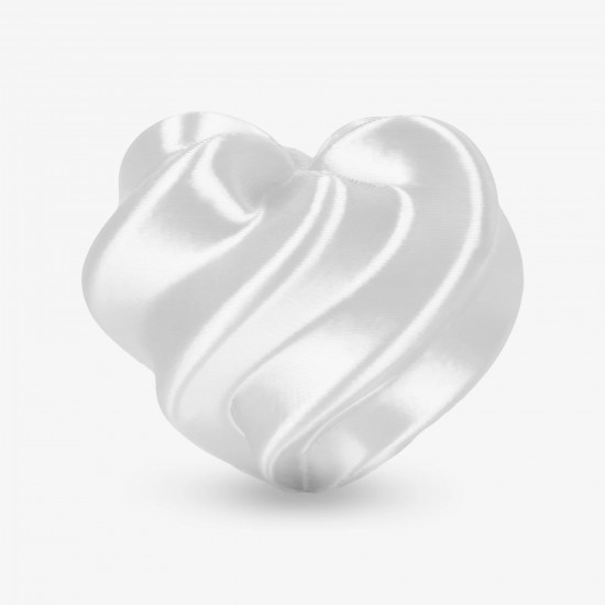 Amolen PLA Silk White 1.75mm glossy 3D printing filament